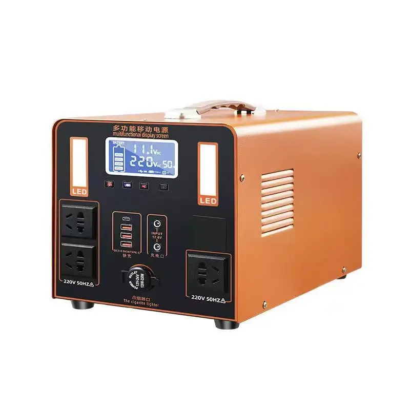 Solar Power Portable Generator Over-charging Protection 600W 700Wh Power Station