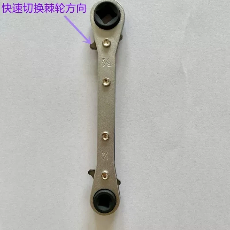 Multi Size Square Ratchet Wrench Refrigeration Air Conditioning Repair Hand Tool