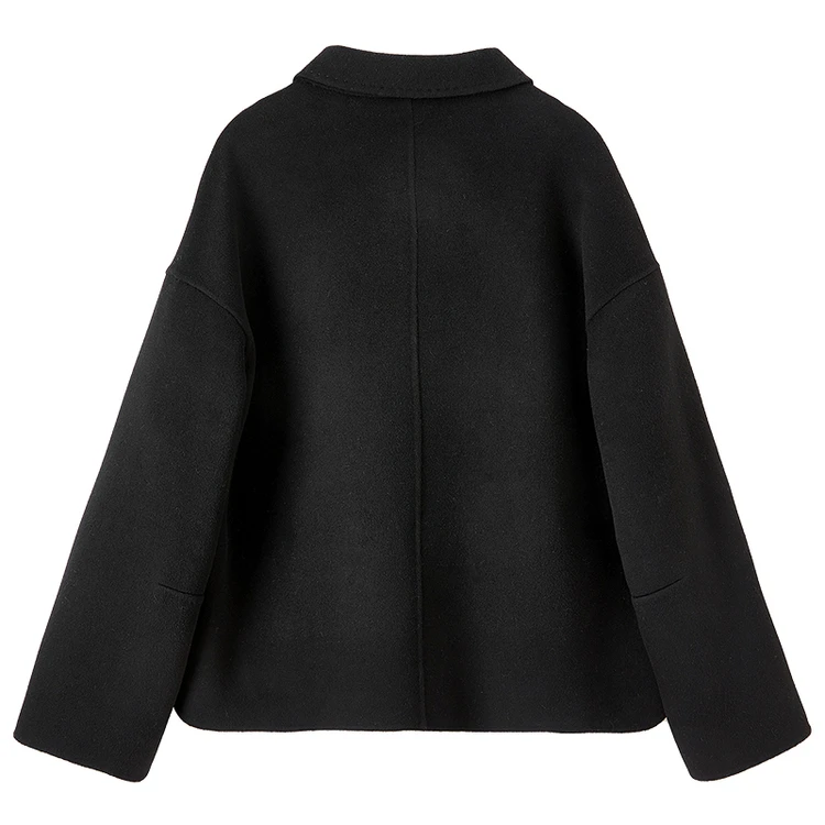 SENTUBILA 100% Wool Winter Coat Women 2026 Elegant Loose Double SENTUBILA 100% Wool Winter Coat Women 2026 Elegant Loose Double