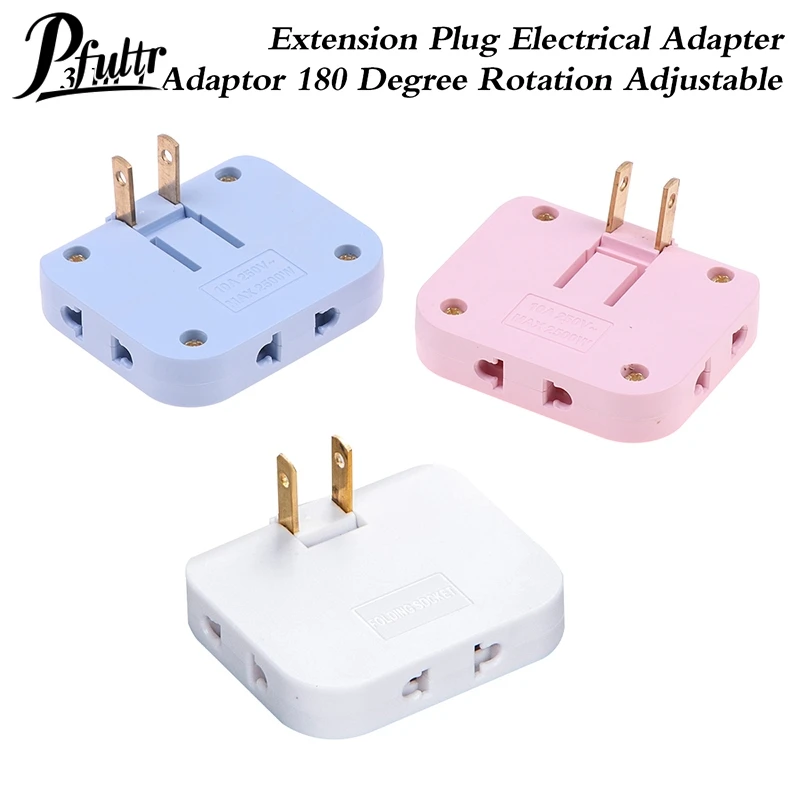 

3 в 1 Европейская розетка-Удлинитель электрический адаптер вращение на 180 градусов для быстрой зарядки розетка-преобразователь