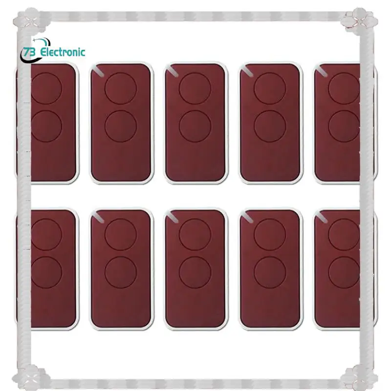 

24-Hour Delivery 10PCS Wireless Rolling Gate Controller 433Mhz For NICE Garage Door Remote Control For NICE INTI 2 1 INTI2 INTI1