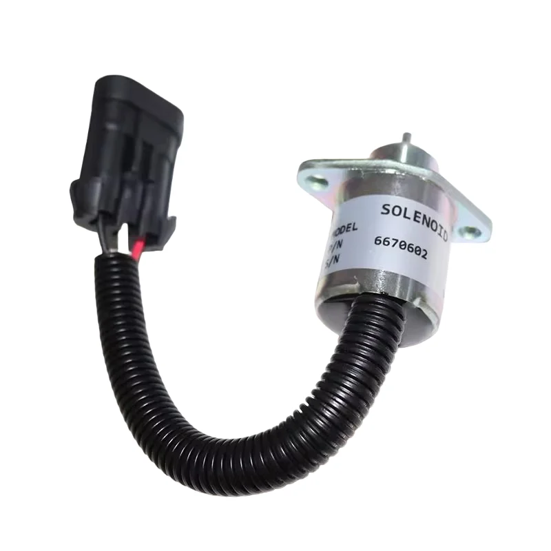 

Doosan 27 Bobcat 26 Mini Excavator Engine Shutdown Switch 6670602 Solenoid Valve for Construction Equipment