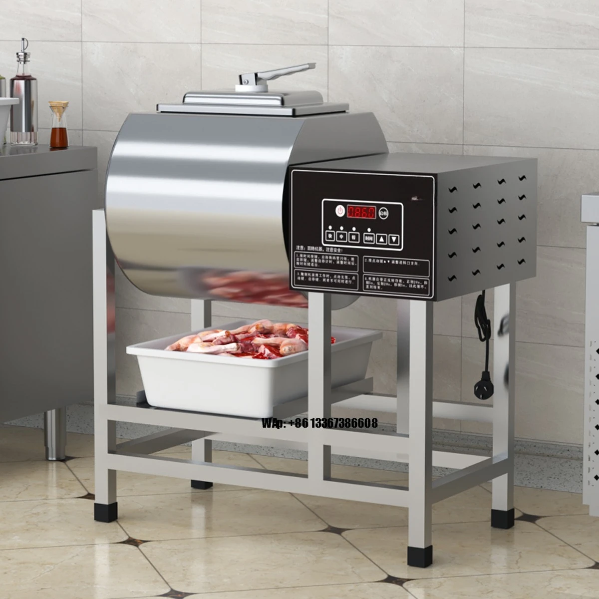 Good Performance High Efficiency Commercial Grade Meat Tumbler Vacuum Marinator Marinating Machine