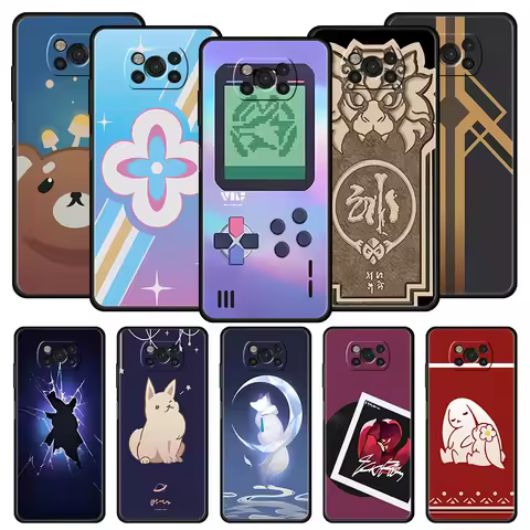 Honkai Star Rail Game Same Style Phone Case For For Xiaomi Poco X6 X5 Pro X4 X3 NFC F5 Pro F4 F3 GT M5 M4 Pro 5G M3 C51 Cover