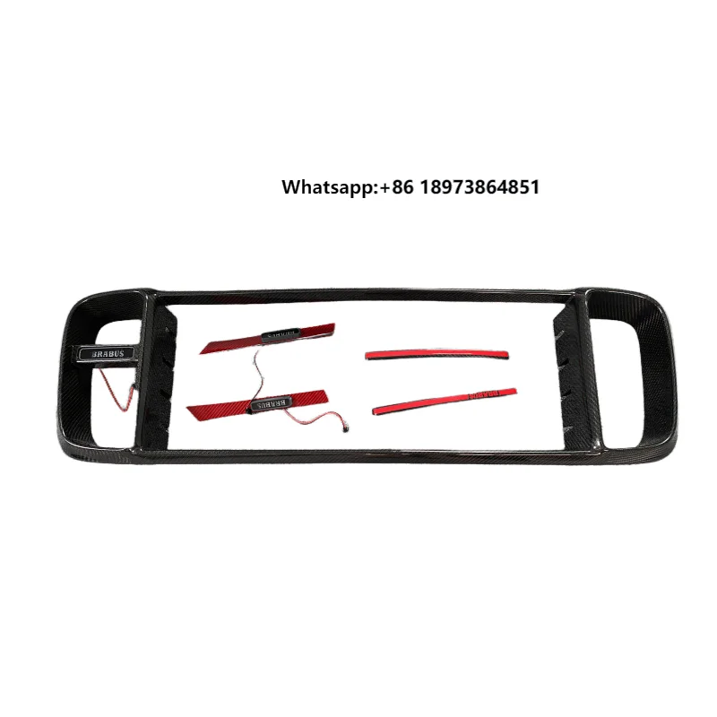 

Dry Carbon Fiber Grille Frame Is Used for Benz W464 W463A Rocket Style Car Accessories Grille Car Center Grille Frame Body Kit