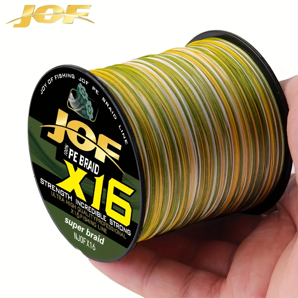 

Леска JOF, плетеная X16, прядь 500 м, рыболовные аксессуары, полиэтиленовая мультифиламентная леска для ловли карпа, рыбалка, морская вода, пресноводная вода