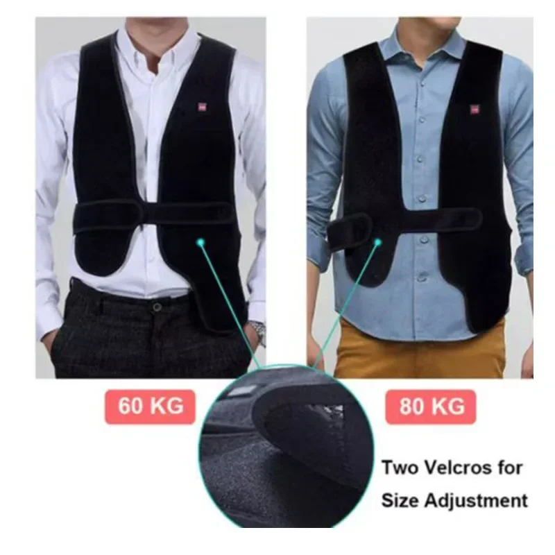 V-neck heating vest graphene electric clip equal size men and women can wear heating vests heating clothes