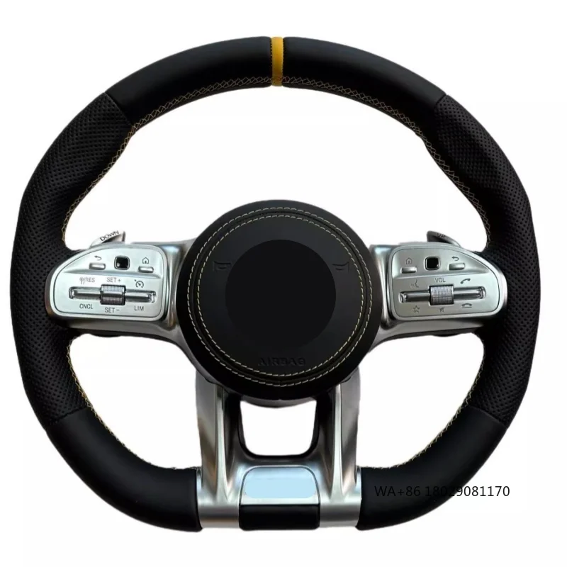 

Car Steering Wheel for C CLASS W204 W205 C63 W212 W218 W207 W172 Carbon Fiber Steering Wheel for Mercedes Benz AMG