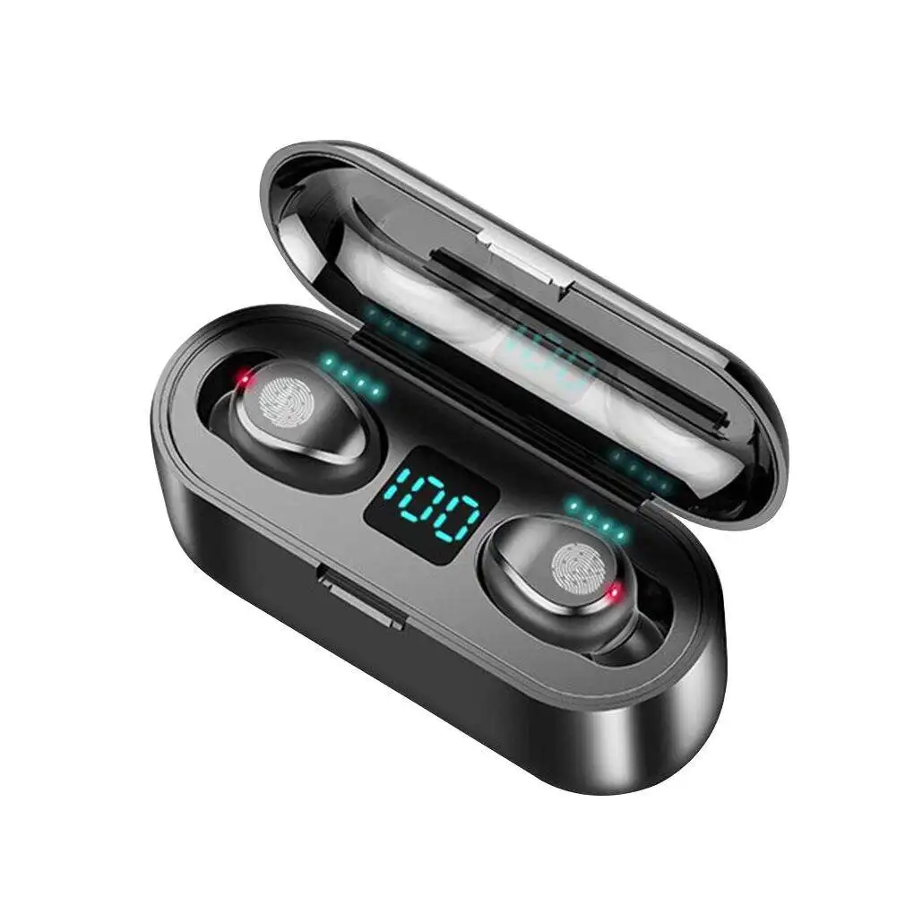 F9 Gaming Bluetooth Earphones Noise Reduction Wireless In Ear High Power Sports Waterproof Running Long Endurance Earphones