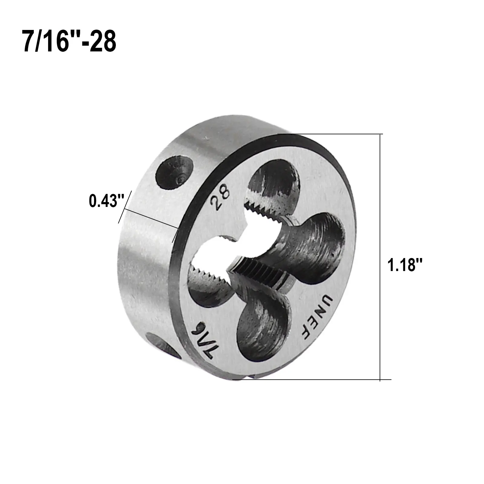 2pcs/set Metalworking Tap+die Hand Taps Clockwise Cutting Die Set High Speed Steel Machine Thread Tap Right Hand