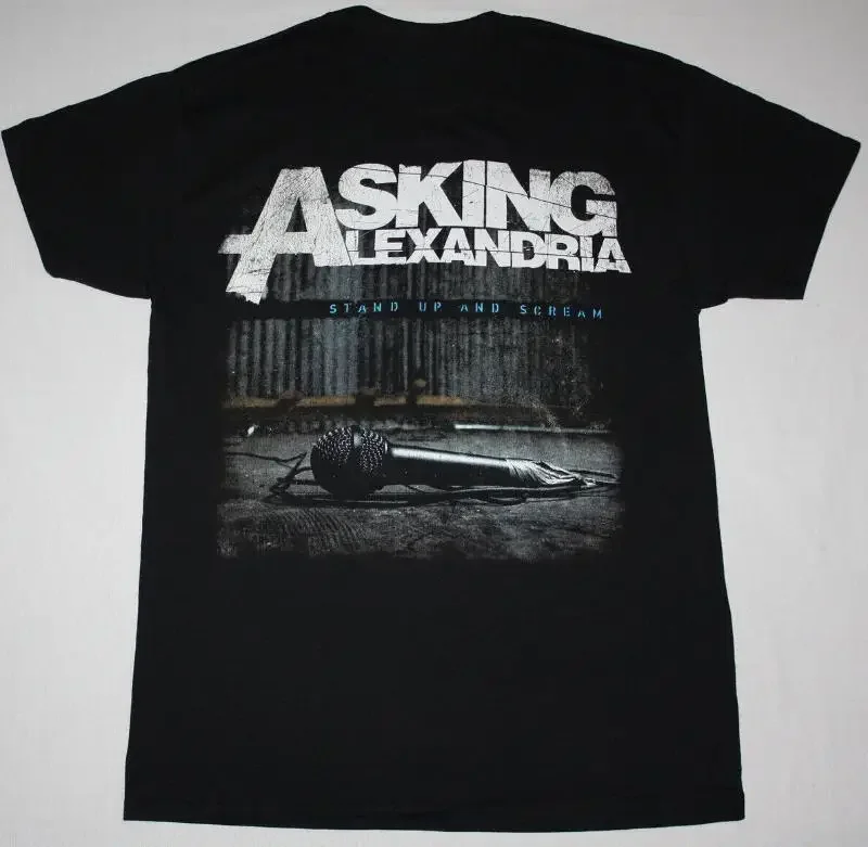 Asking Alexandria Stand Up And Scream Men T-shirt Black Unisex S-3XL