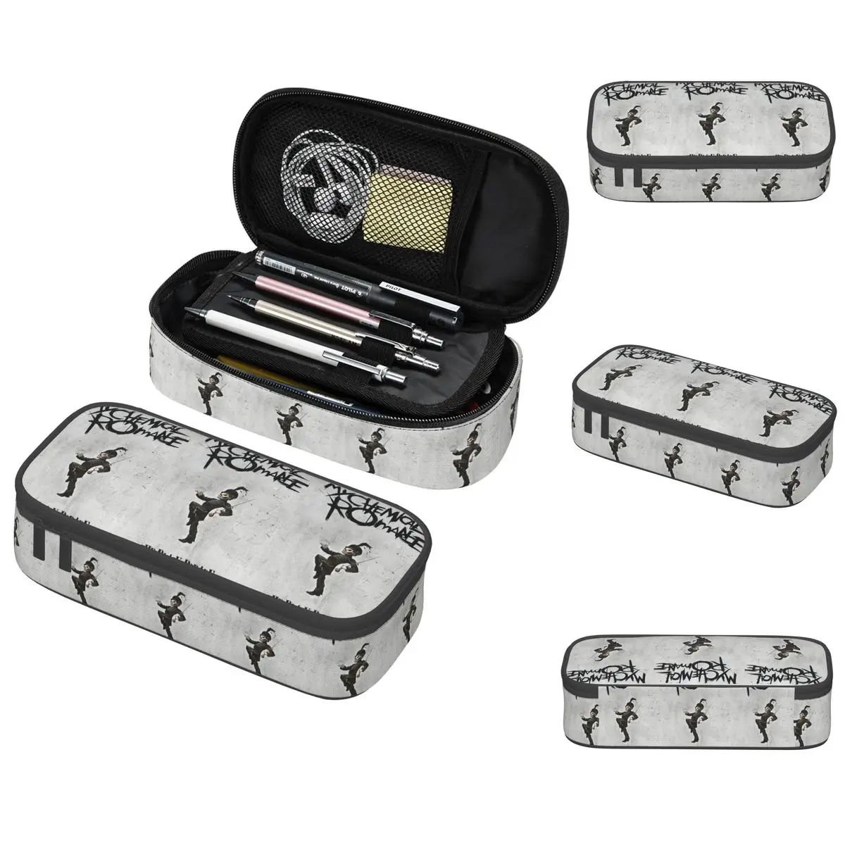 My Chemical Romance Pencil Case for Boys Girls School Pen Box Pencil Bag Stationery Supplies Pen Holder Bag