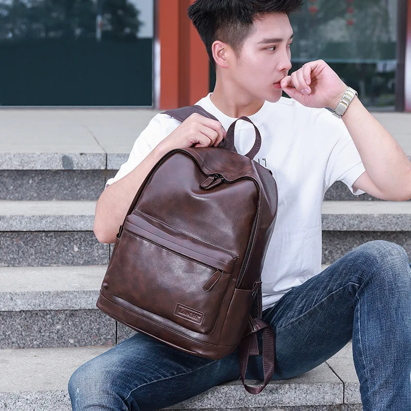 

Outer portable sports backpack large capacity solid color leisure travel backpack trendy going out storage backpack new customer