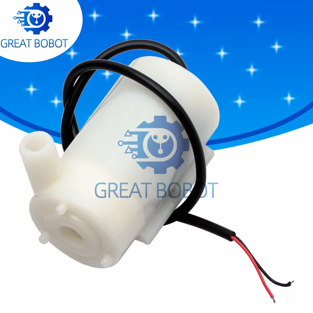 2.5–6V Brushless Mini Water Pump (120L/H) - Low Noise for Hydroponic System Circulation