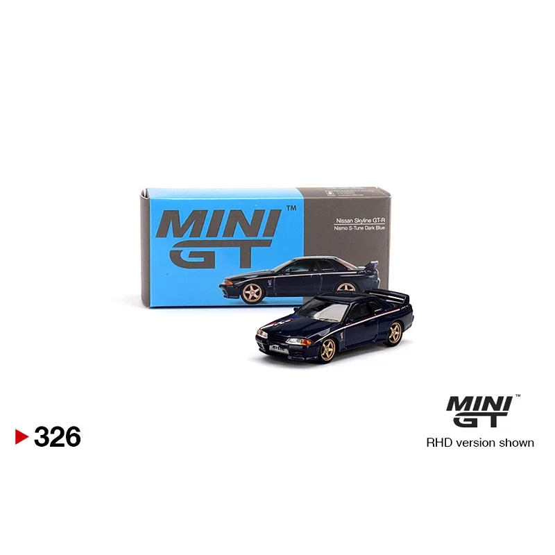 TSM รุ่น MINIGT 1:64 # 326 Nissan GT-R Skyline R32 Nismo S-Tune โมเดลรถอัลลอย