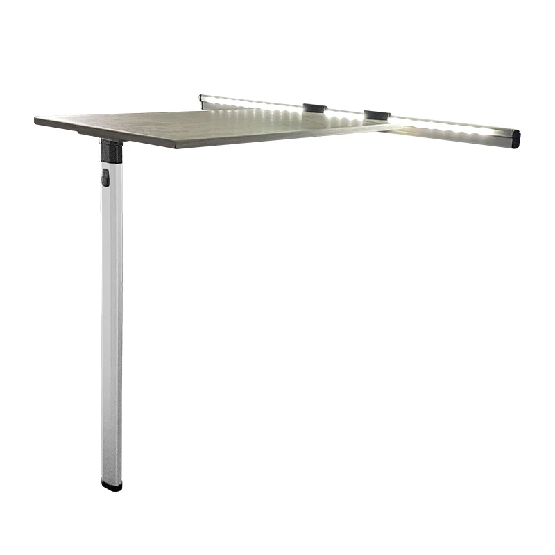 OEM мотор прицепа для кемпера, аксессуары для автофургонов, высококачественный алюминиевый сплав, ABS, серебристый, складной стол для автофургона, ножка прицепа