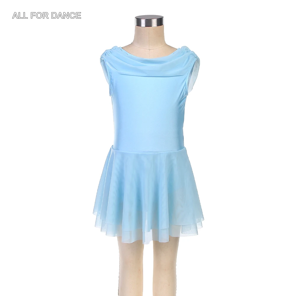 25062 Alle Für Tanz Blassblau Pailletten Spandex Ballett Kostüm Frau Lyrical Dance Kleid Erwachsene Ballett Kleid Dancewear