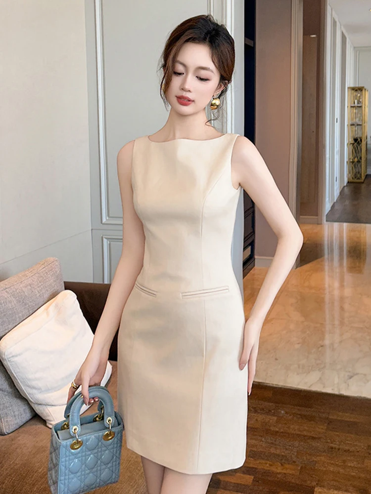 เสื้อผ้าสตรีElegantเสื้อกั๊กภายในชุดสุภาพสตรีแฟชั่นเซ็กซี่BodyconมินิชุดหญิงPartyด้านใน-Matchด้านล่างVestidos