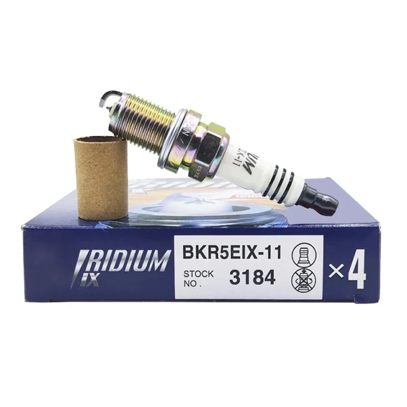 

4/6pcs BKR5EIX11 3184 Iridium Spark Plug For Toyota Hyundai Kia Nissan Chevrolet Mazda Suzuki Acura BKR5EIX11-3184