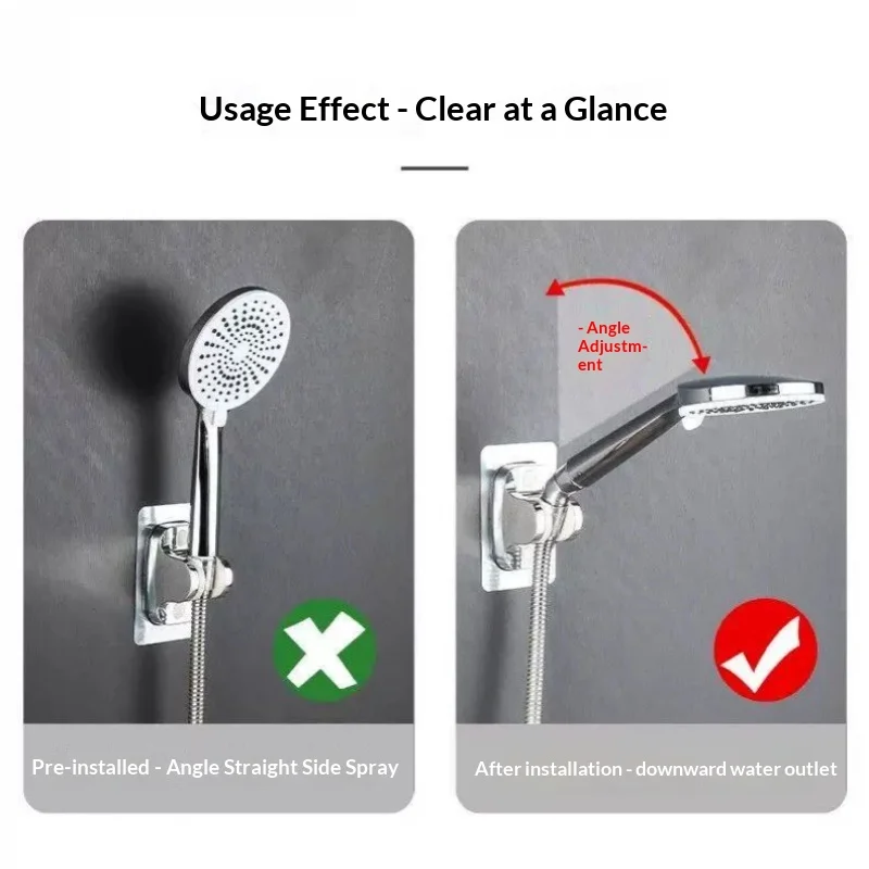 1/2-inch Elbow Shower Angle Controller 135 Degree Handheld Showerhead Angle Adjuster Universal Port Shower Arm Extension