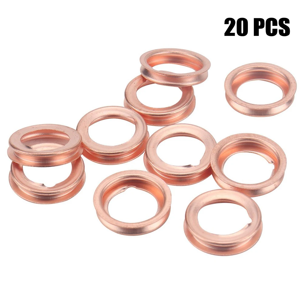 20x Oil Drain Plug Crush Washer Gasket 11026-01M02 For Nissan For Infiniti For GT-R Juke Murano Maxima Sentra Versa Xterra