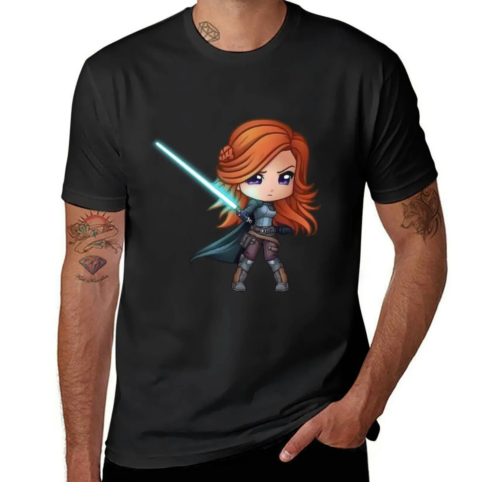 Mara Jade Chibi T-Shirt blacks vintage clothes tshirts for men