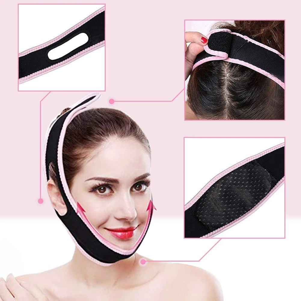 Face Slim V-Line Lift Up Belt Reduce Double Chin Thin Face Slim Bandages Mask Cheek Lift Up Bandage V-shaped Shaper Belt