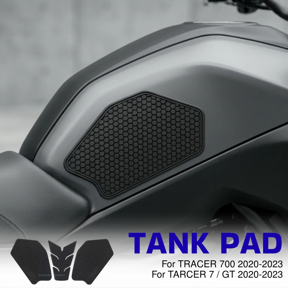 ヤマハ-tracer-700-tarcer-7-tracer-7-gt-2020-2023用-サイド燃料タンクパッド-プロテクターステッカー-ニーグリップ-トラクションパッド