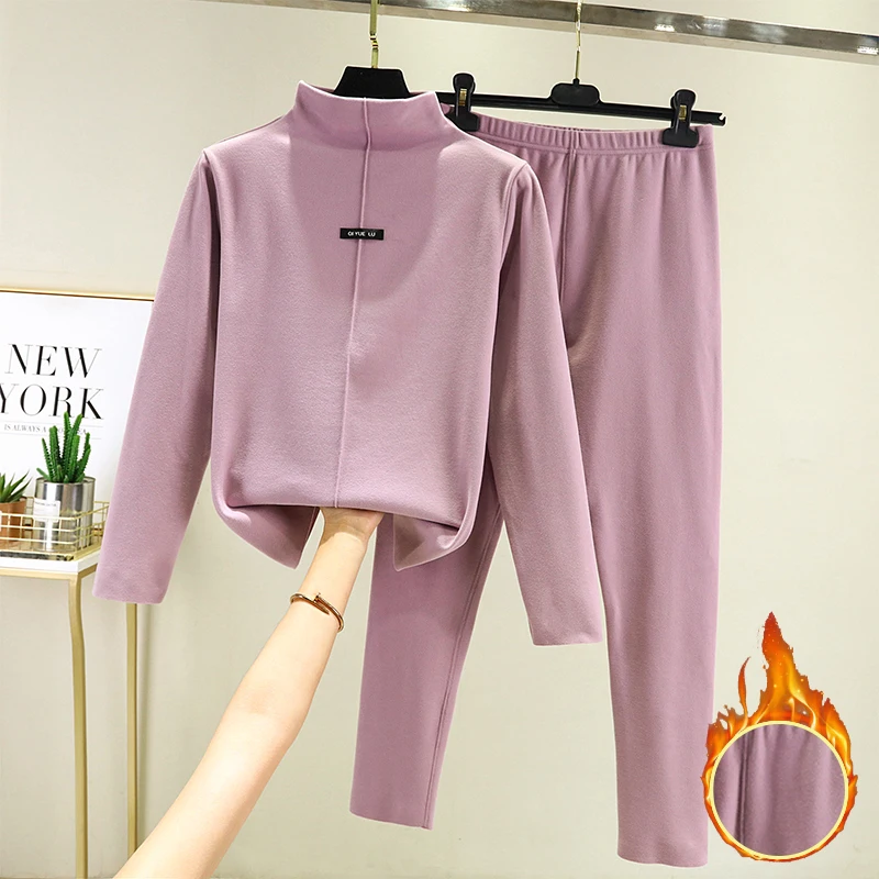 

Женский двухсторонний термокомплект Fce Long Sve f-высокий воротник, самонагревающийся базовый слой, осенне-зимний теплый топ