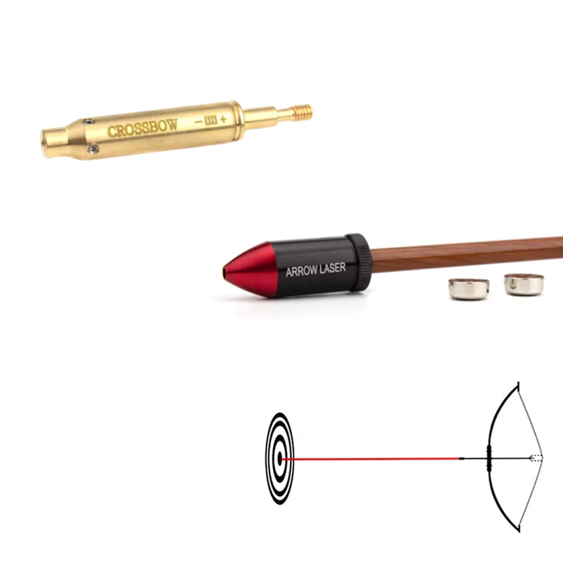 

Tactical Archery Red Laser Bore Sight Collimator Boresighter Sighting For Compound Bow Hunting Archery