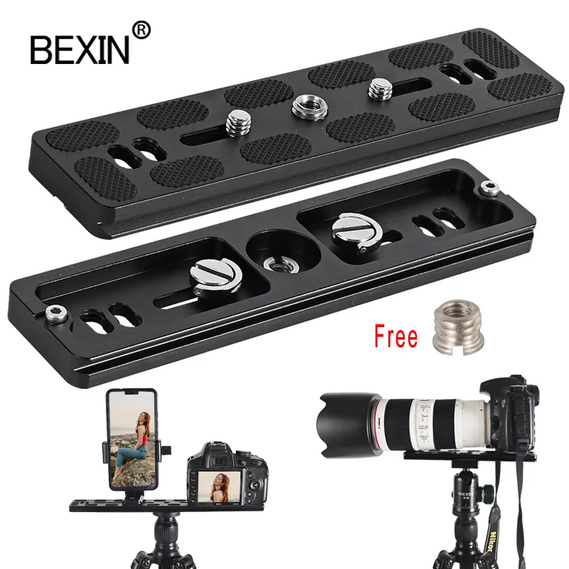 Dslr Camera Bracket Camera Base Plate Quick Release Plate Adapter Mounting Plate For Arca Swiss Camera Tripod Ball Head Clamp