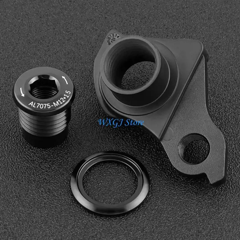 

37JE Lightweight Cycling Accessory Mountain Bike Derailleur Hanger M12x1.0 M12x1.5 for Gear Shifts Enhanced Riding Experience