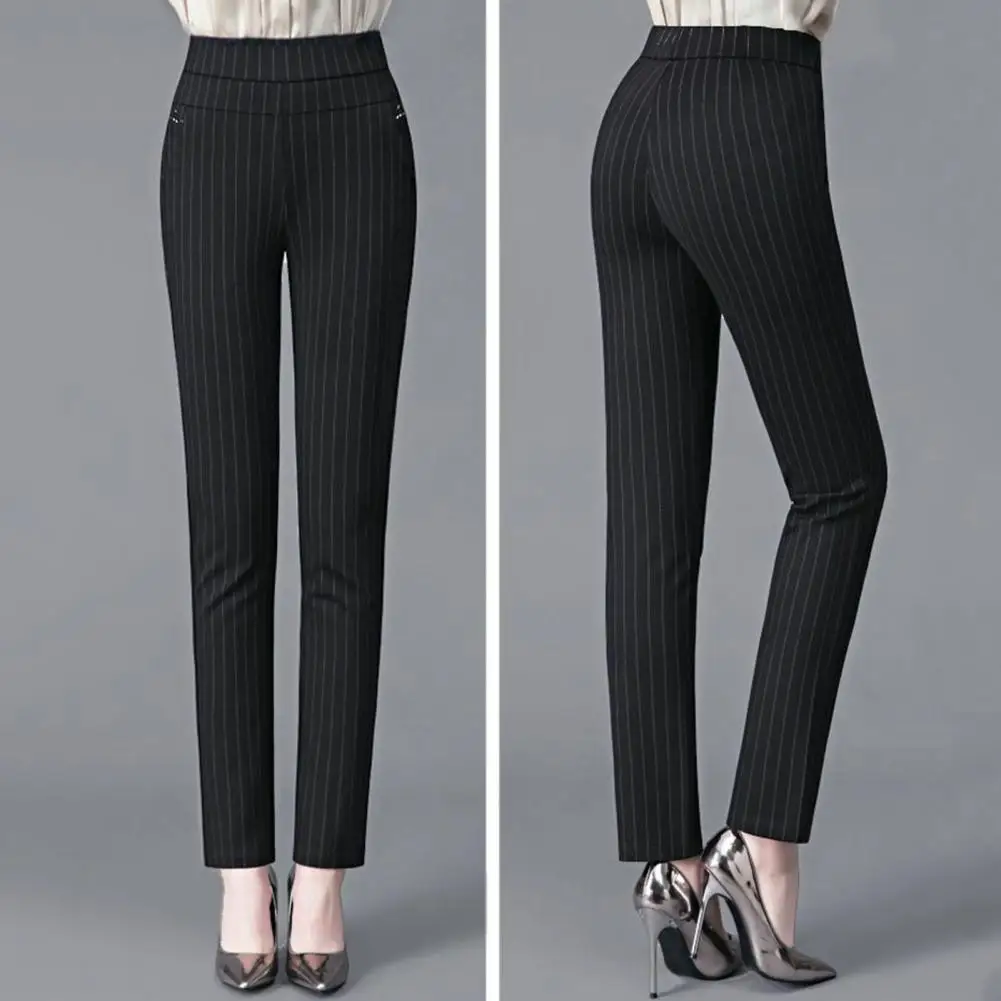 Mother Spring Pants Slim Fit Autumn Pants Wide Band Tummy Control  Stylish Plus Size Pencil Pants