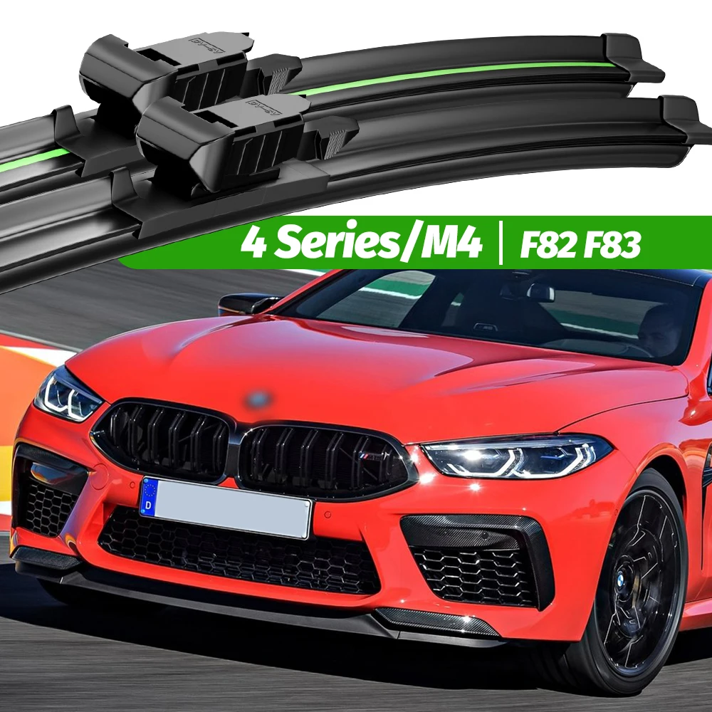 

For BMW 4 Series M4 F82 F83 2013-2018 2pcs Front Windshield Wiper Blades 2014 2015 2016 2017 Windscreen Window Accessories