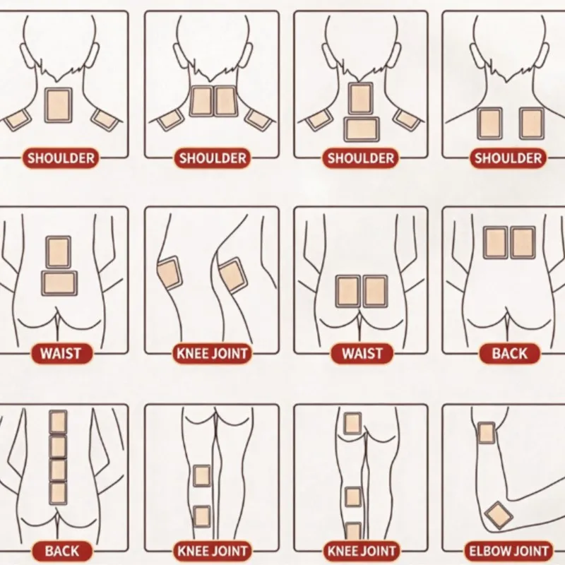 100 Patches Joint Relief Plaster Cervical Knee Shoulder Wrist Heel Muscle Soreness Swelling Discomfort Herbal Body Care Patch