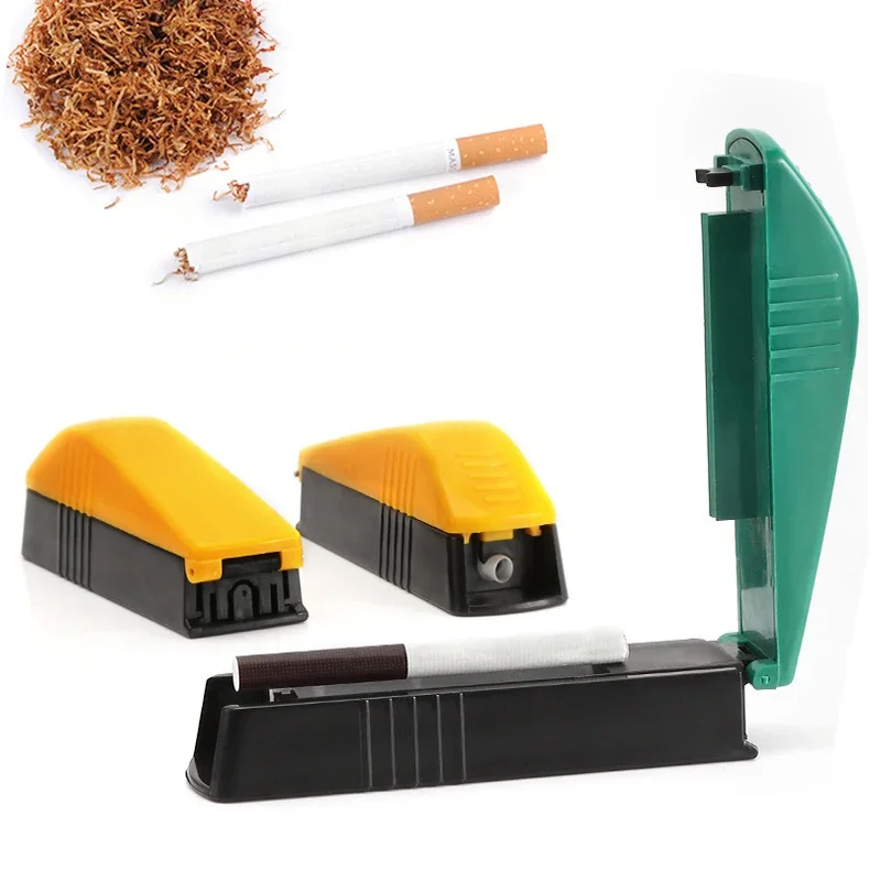 

70mm Manual Cigarette Rolling Machine Mini Tobacco Roller Plastic Herb Spice Tube Filling DIY Cigar Maker Smoking Accesories