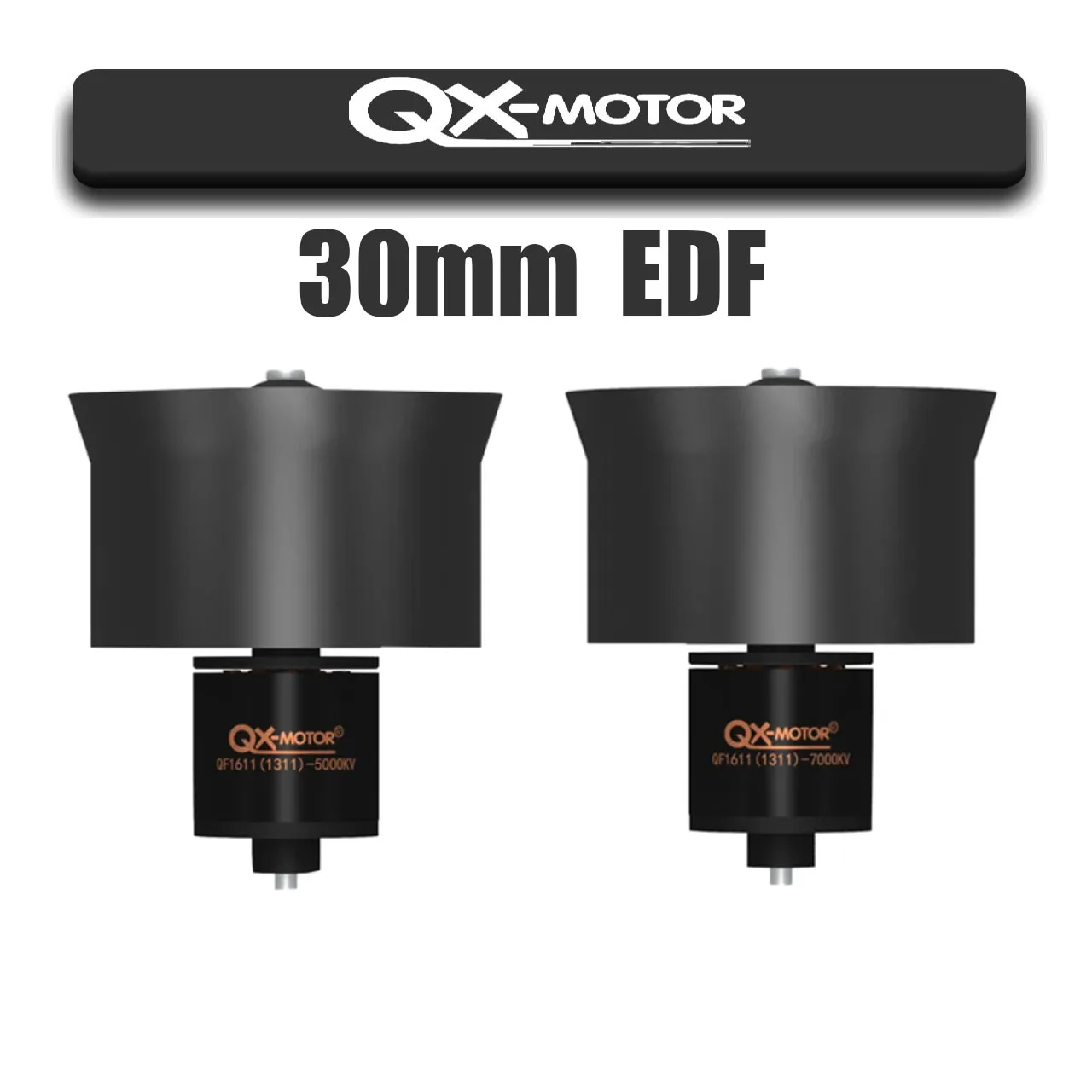 QX-Motor 30mm EDF 6 łopatek wentylator kanałowy z QF1611(1311) 7000KV 5000KV 14000KV bezszczotkowy silnik dla majsterkowiczów RC samoloty części