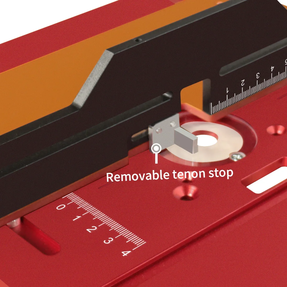 لوحة إدراج طاولة توجيه من الألومنيوم العالمي، طاولة توجيه معدنية لنظام توجيه النجارة، أداة خشبية #5