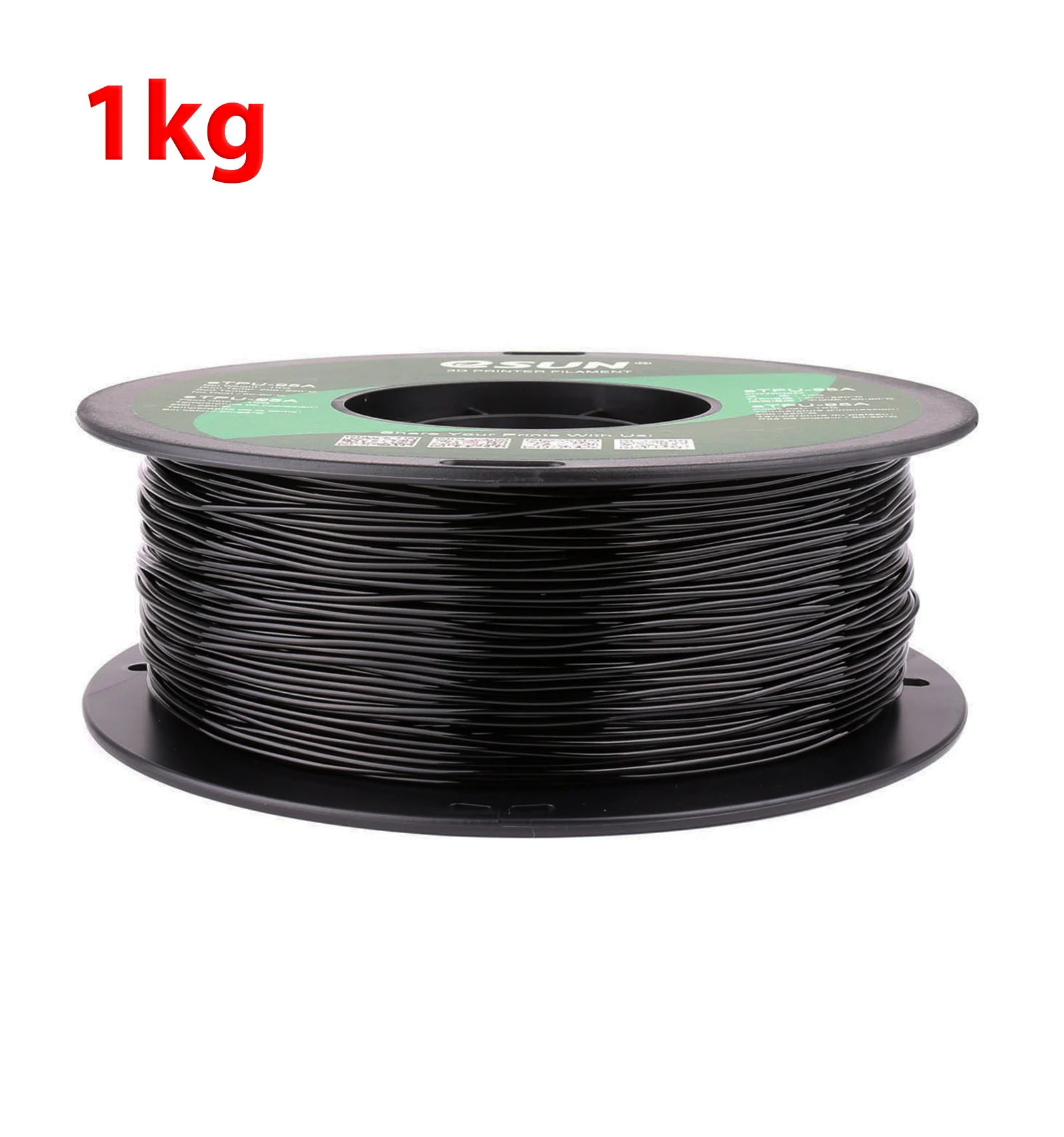 1.75 مللي متر خيوط طابعة ثلاثية الأبعاد بيضاء مرنة من مادة البولي يوريثان 1.75 مللي متر 250 جرام 500 جرام 1 كجم مادة مرنة من مادة البثق خيوط ثلاثية الأبعاد التسامي