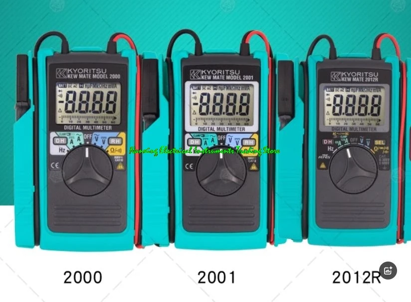 KYORITSU-Pince ampèremétrique numérique AC/DC, EllW2000A/EllW200l'autorisation/EllW2012RA, 60A/100A/120A, version améliorée d'EllW2000/EllW2001/EllW2012R