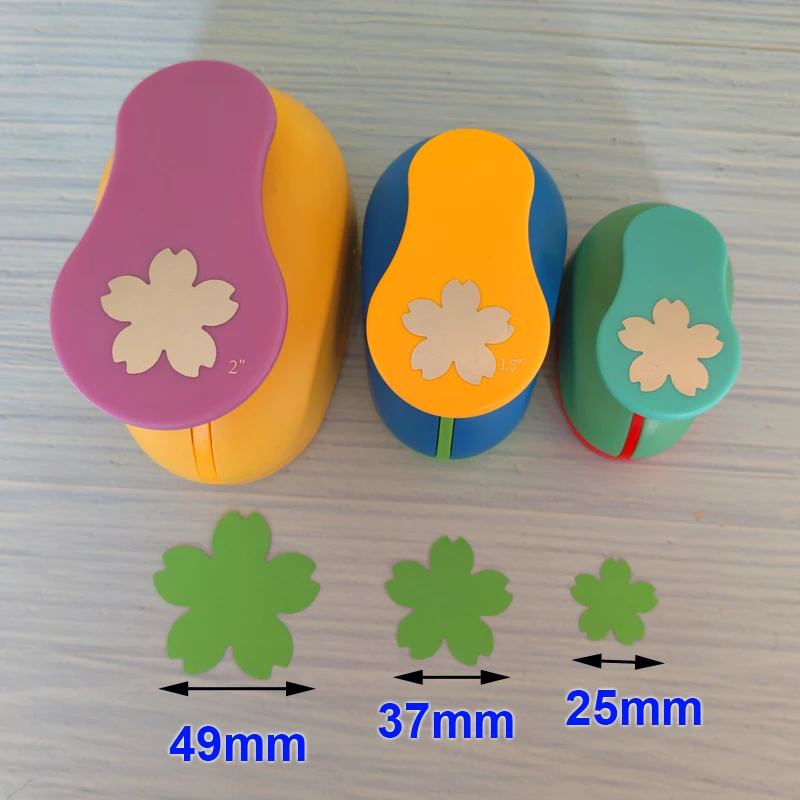 1.5cm-7.3cm Flower Shape Craft Punch Paper Punches Scrapbooking Punchers DIY Handmade Cutter EVA Foam Hole Cutting Tool