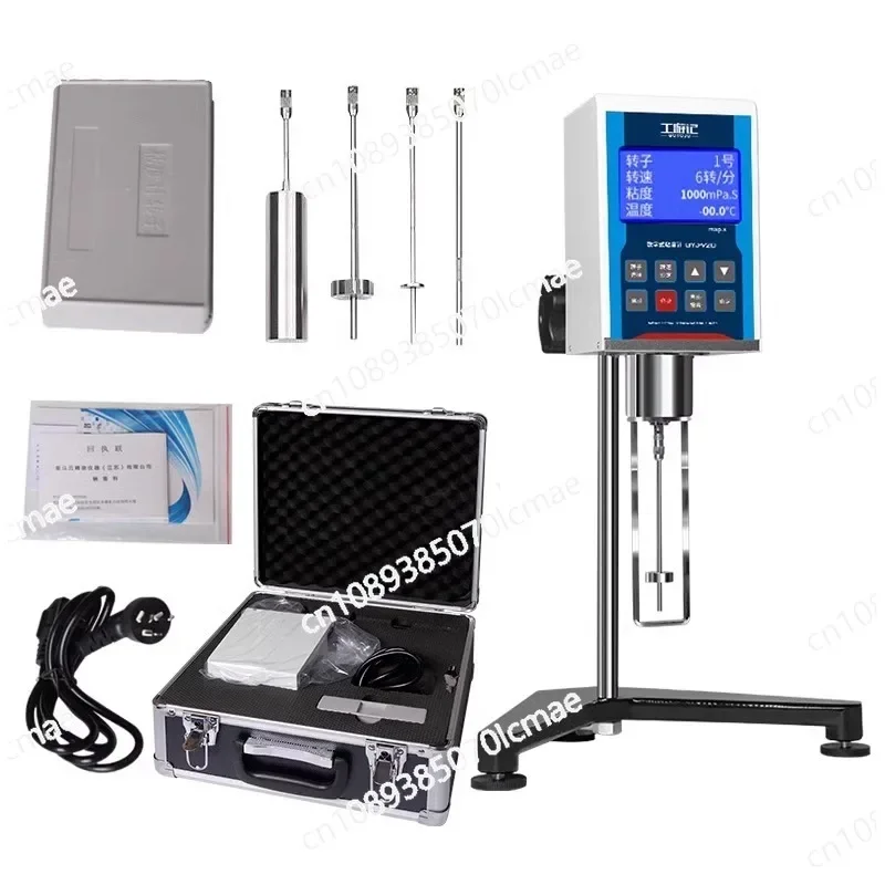 Digital Viscometer with Rotating Paint Coating, Viscosity Meter, NDJ-1-5S-8S-9S Pointer