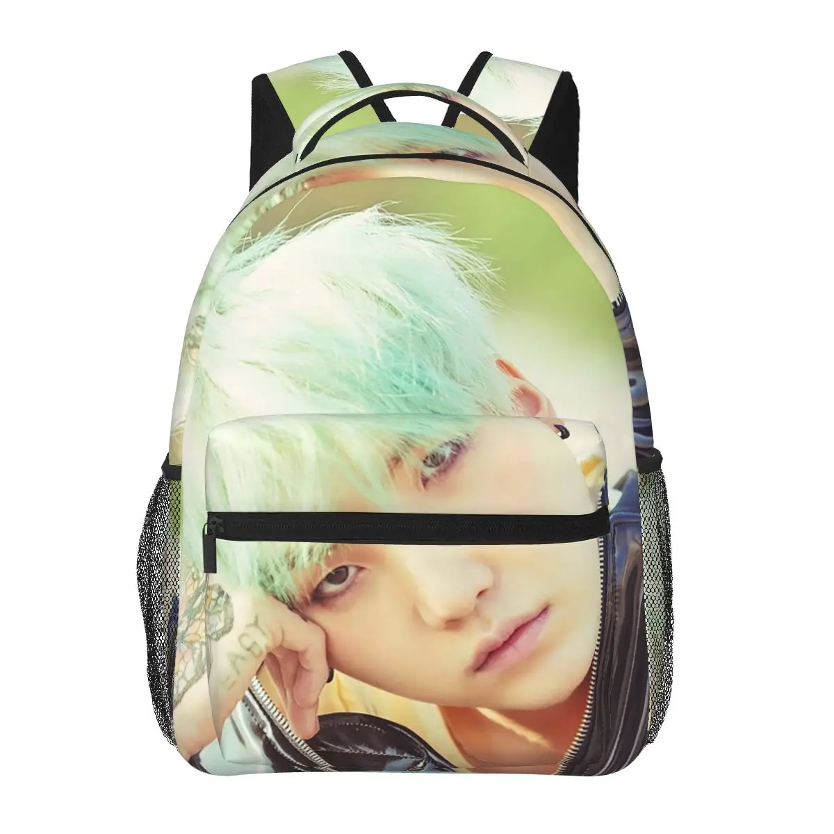 

Suga Backpacks Boys Girls Bookbag Students School Bags Cartoon Laptop Rucksack Shoulder Bag Large Capacity