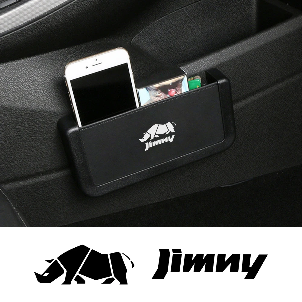 For Suzuki Jimny jb74 jb64 jb43 jb53 jb32 PU Leather Car Seat Side Hanging Storage Box Coin Case Organizer Hanging Holder Pouch