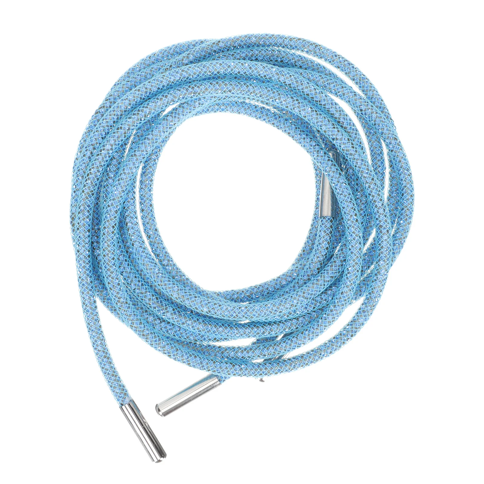 زوج واحد من رباط الحذاء اللامع الكريستالي للأحذية اللامعة المستديرة المزخرفة الفريدة والرائعة والممتازة وسريعة الاستخدام #1