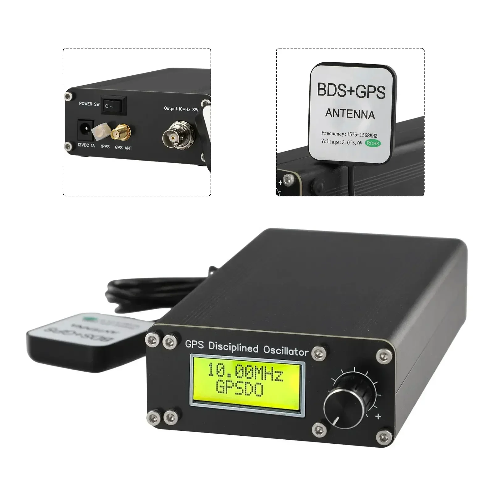 GPSDO GPS Tamed ClockCorrection Signal Generator Disciplined Oscillator 10MHz Enhanced Stability and Frequency Control view 6
