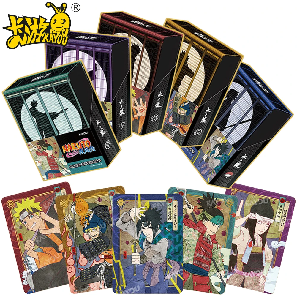 

Оригинальные коллекционные карточки KAYOU Naruto: Изысканные аниме-карточки с персонажами, креативные игрушки-карточки для мальчиков и девочек, ценный подарок