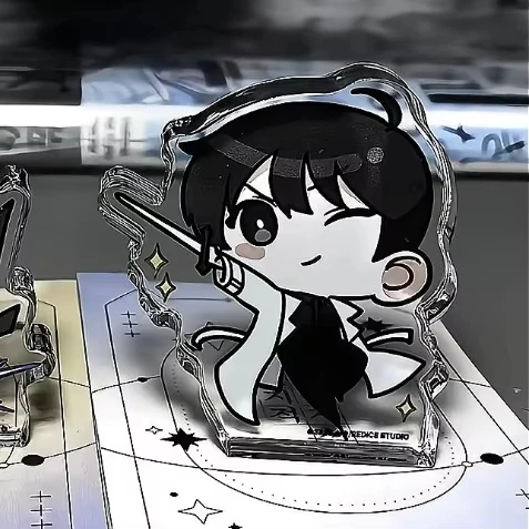 Leitor omnisciente figuras de anime suporte modelo placa kim dokja decoração de mesa casais amigos presente brinquedos para fãs cos