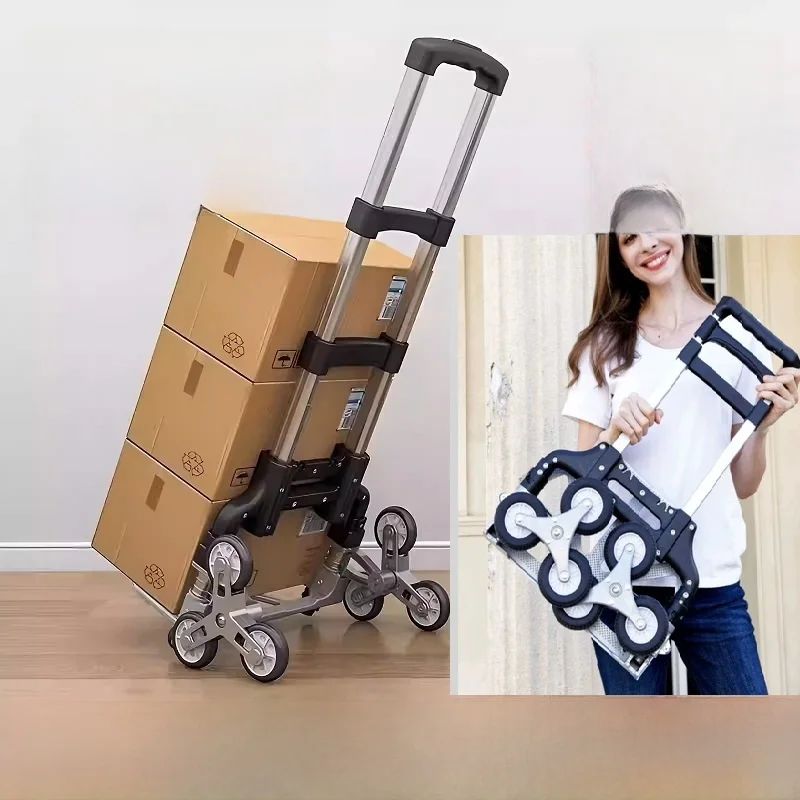 

Portable Collapsible Hand-Pulled op Cart No Installation Required for Lage Cargo Vegetable Bung And Travel