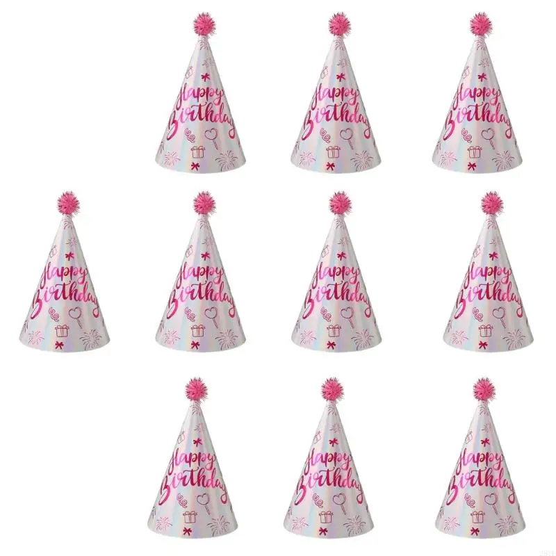2025 New 10xFoil Cone Shaped Party Hat For Birthdays Holidays And Special Occasion